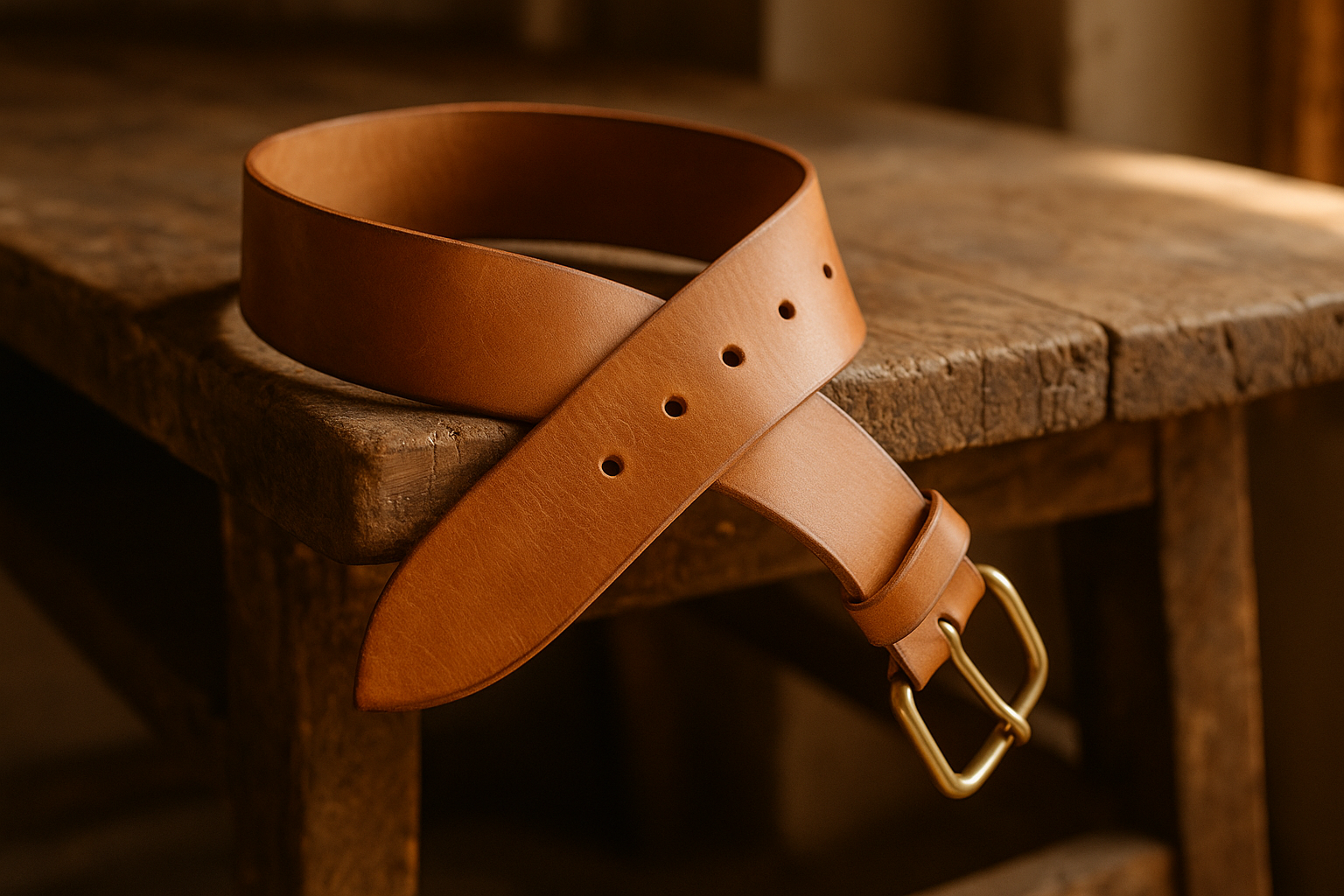 Belt Wide Tan