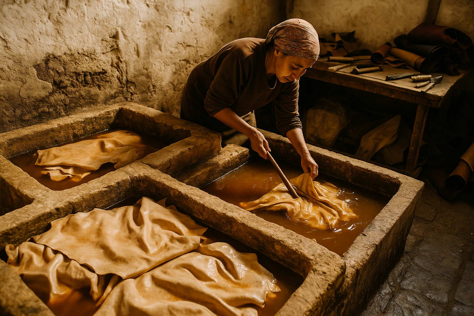 Process Vegetable Tanning